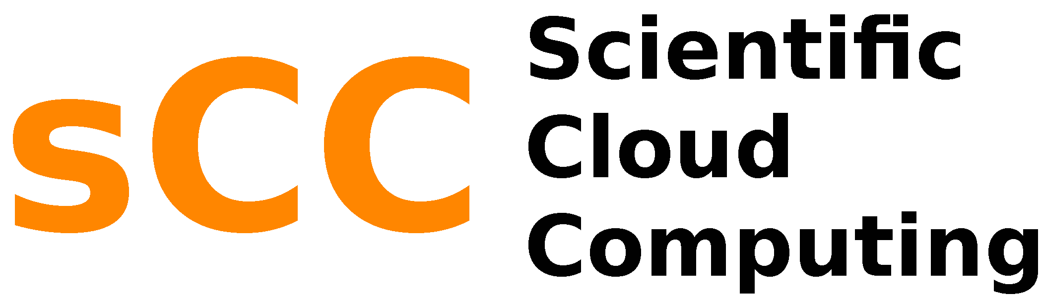 sCC - Scientific Cloud Computing logo